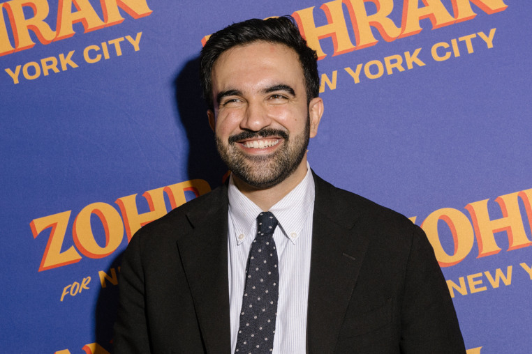 Zohran Mamdani speaking at his campaign office on Oct. 30, 2025 in New York.